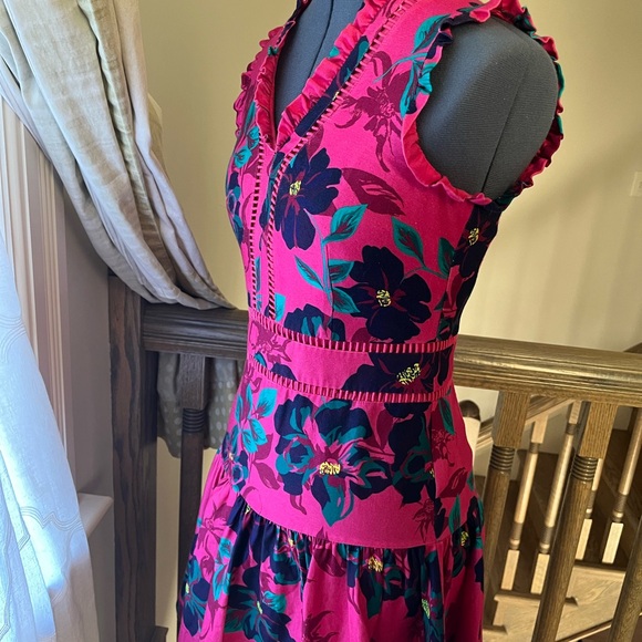 Pink Floral Draper James Dress size 2 - Picture 2 of 4